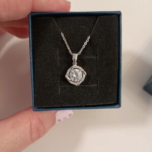 S925 925 Silver Windmill Moissanite Necklace, Beautiful Gift 🎁